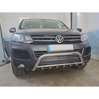 Bullbar WT003 (Inox) Volkswagen Touareg 2010-2018 foto 1