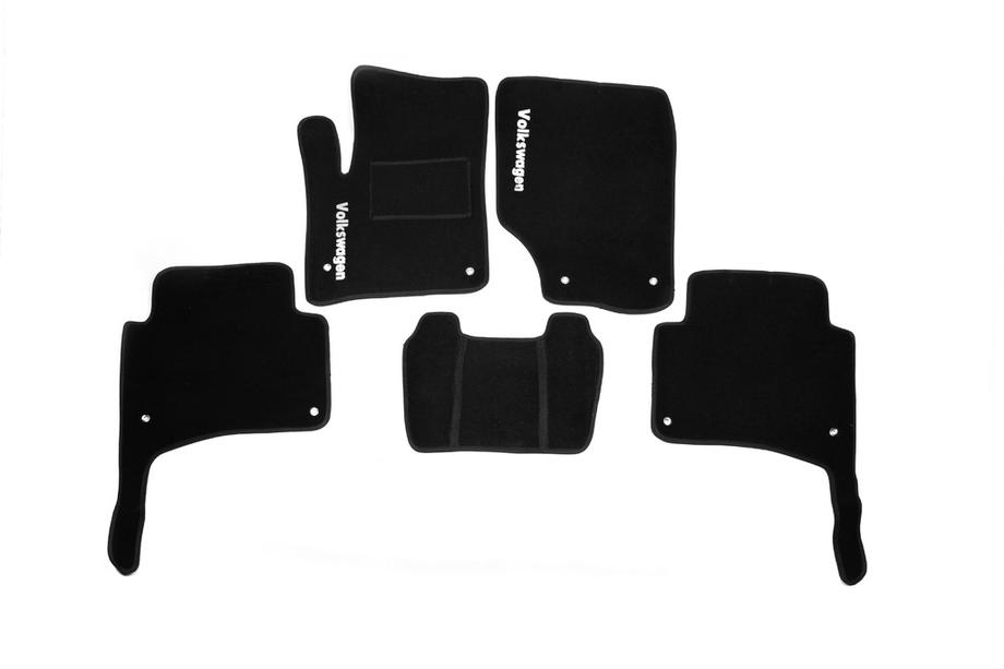 Volkswagen Touareg 2002–2010 Covorase auto textile (Velgum) Foto 1