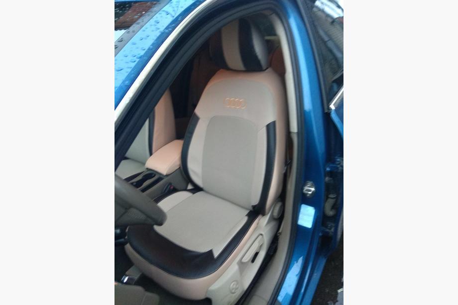 Audi A4 B8 2007-2015 Huse Auto (Piele ecologica↗Textil, Premium) Foto 2