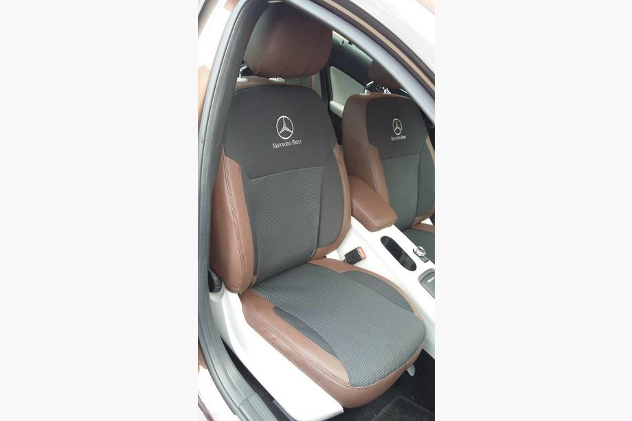 Mercedes A-class W176 2012-2018 Huse Auto (Piele ecologica↗Textil, Premium) Foto 2