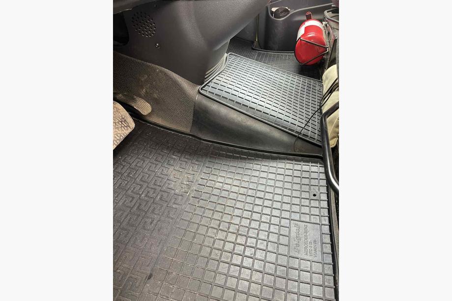 Mercedes Vito W639 2004-2014 Covorase cauciuc (3 buc, Polytep) Foto 4