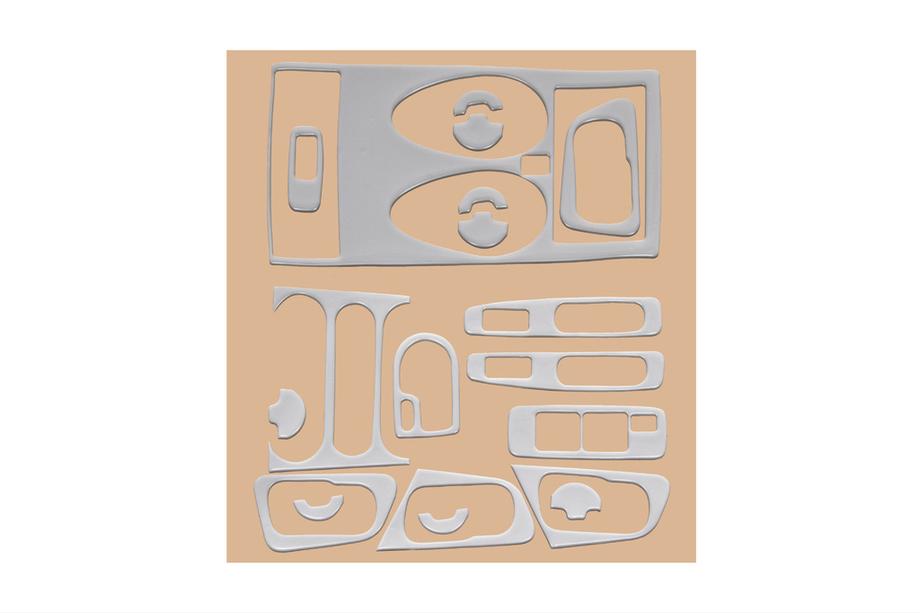 Nissan Qashqai 2010-2014 Capace bord (Meric) Aluminiu Foto 4