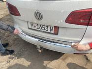 Volkswagen Touran 2010-2015 Protectie bara spate Carmos otel inoxidabil foto 2