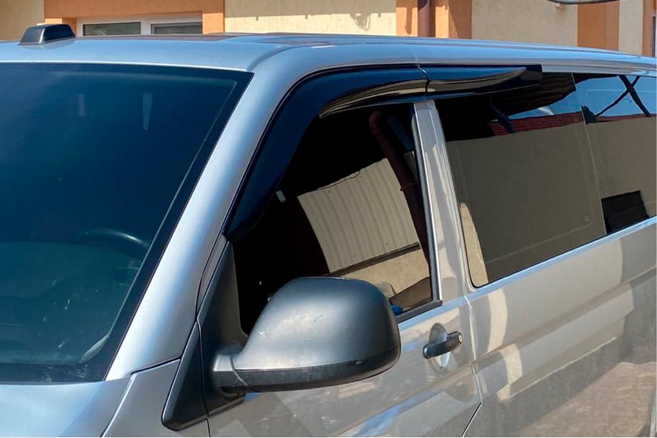 Volkswagen T5 2010-2015 Deflectoare Geamuri (4 buc, Sunplex Sport) Foto 15