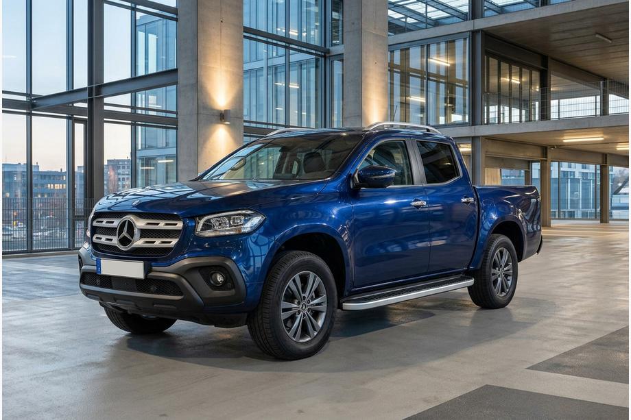 Mercedes X class 2017-2020 Praguri Laterale Tayga Grey V1 (2 buc, Aluminiu) Foto 1