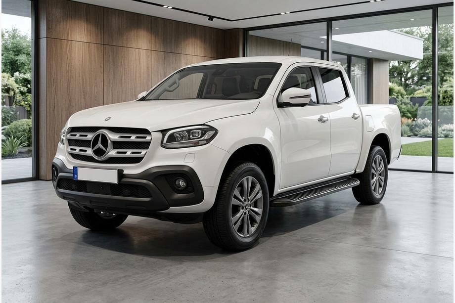 Mercedes X class 2017-2020 Praguri Laterale Tayga Black V1 (2 buc, Aluminiu) Foto 1