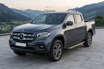 Mercedes X class 2017-2020 Praguri Laterale Bosphore Grey (2 buc, Aluminiu) foto 1