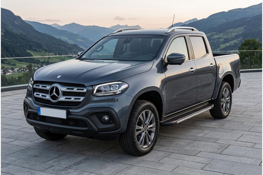 Mercedes X class 2017-2020 Praguri Laterale Bosphore Grey (2 buc, Aluminiu) Image
