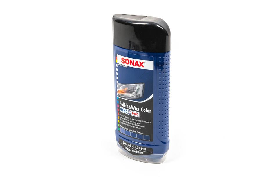 Sonax NanoPro Polish Colorat Albastru cu Ceara 500ml Image