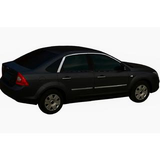 Ornamente superioare geam HB (6 buc, inox) Ford Focus II 2008-2011 foto 1
