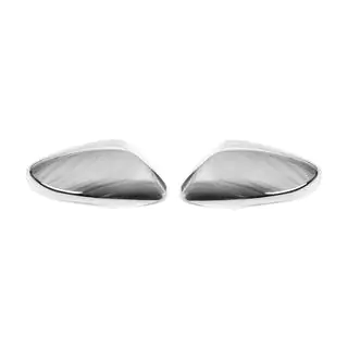Capace oglinzi cu decupaj pentru semnal (2 buc, inox) foto 2