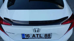 Honda Civic Sedan X 2016-2021 Spoiler Anatomic (grunduit pentru vopsire) foto 2