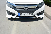 Honda Civic Sedan X 2016-2021 Colturi bara fata (pentru vopsire) foto 2