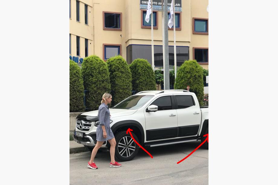Mercedes X class 2017-2020 Extensii aripi roti (pentru vopsit) Foto 3