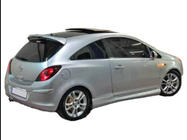 Opel Corsa D 2007-2014 Spoiler 2 usi (grunduit pentru vopsire) foto 1