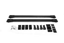 Dacia Duster 2018-2024 Bare transversale pentru bare longitudinale cu cheie Wingbar V1 (2 buc) Gri foto 2