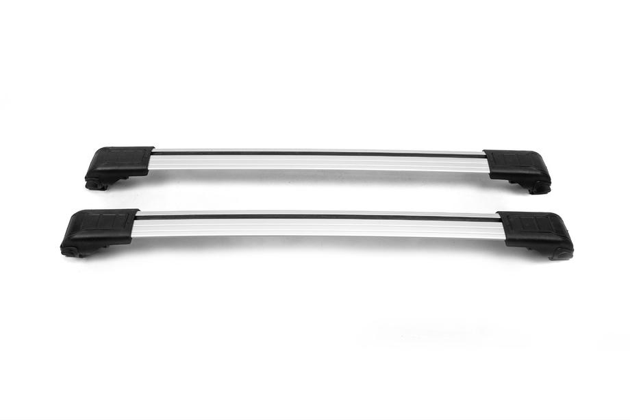 Dacia Duster 2018-2024 Bare transversale pentru bare longitudinale cu cheie Wingbar V1 (2 buc) Negru Foto 13