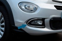Fiat 500X 2014-2024 Capace Proiectoare Ceata (Inox) foto 1