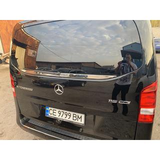 Ornament geam spate (geam mic) inox Mercedes Vito/V-class W447 2014- foto 4