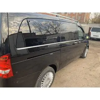 Ornamente inferioare geam din inox pe toata lungimea (8 buc) foto 3