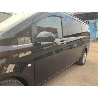 Ornamente inferioare geam din inox pe toata lungimea (8 buc) foto 4