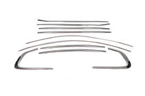 BMW X6 E71 2008–2014 Set complet ornamente geam inox (10 buc) foto 2