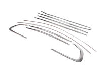 BMW X6 E71 2008–2014 Set complet ornamente geam inox (10 buc) foto 3