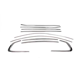 Set complet ornamente geam inox (10 buc) foto 2