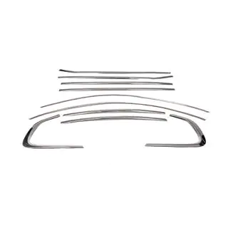 Set complet ornamente geam inox (10 buc) foto 2