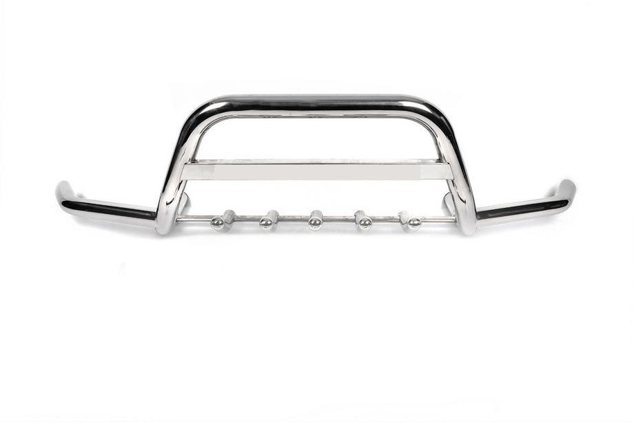 Nissan Interstar 2002-2010 Bara frontala cu mustati WT003 (inox) Image