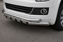 Volkswagen T5 Caravelle 2004-2010 Protectie Fata ST015 (Inox) foto 1