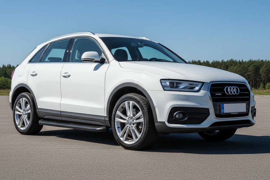 Audi Q3 2011-2019 Praguri Laterale Tayga Black (2 buc, Aluminiu) Image