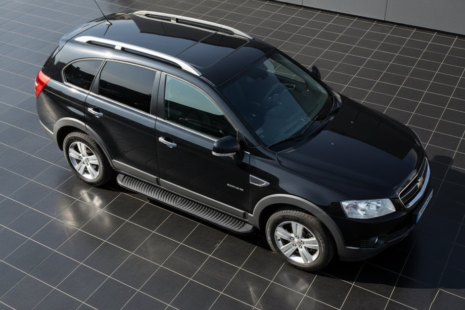 Chevrolet Captiva 2006-2019 Praguri Laterale Tayga Black (2 buc, Aluminiu) 2006-2015 Foto 1