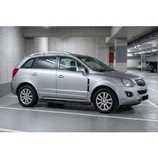 Praguri Laterale Tayga Black (2 buc, Aluminiu) Opel Antara 2006-2017 foto 1