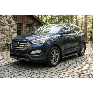 Praguri Laterale Tayga Black (2 buc, Aluminiu) Hyundai Santa Fe 3 2012-2018 foto 1