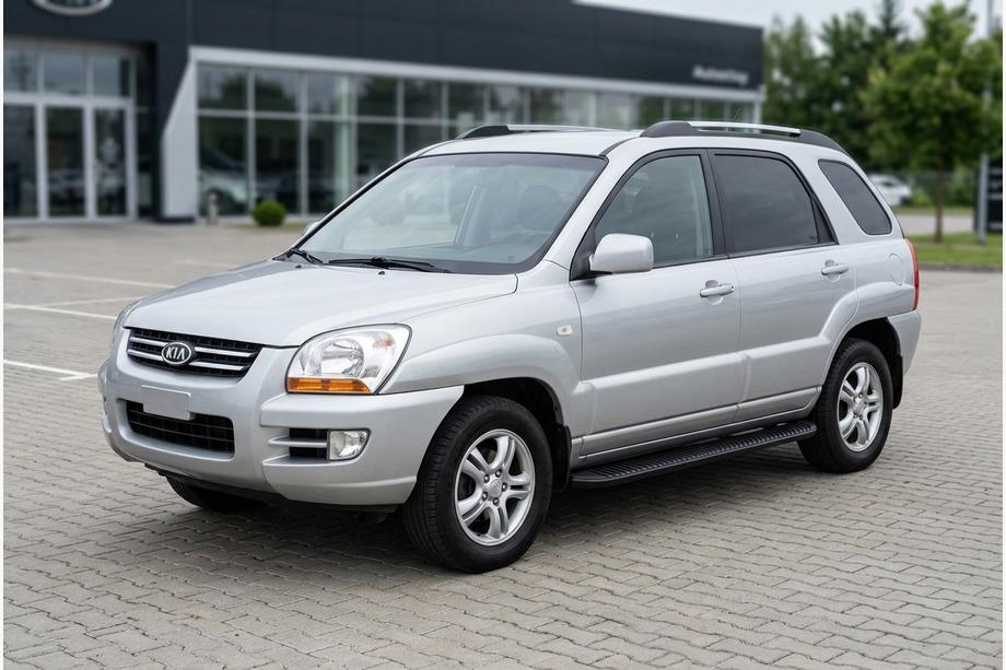 Kia Sportage 2004-2010 Praguri Laterale Tayga Black (2 buc, Aluminiu) Foto 1