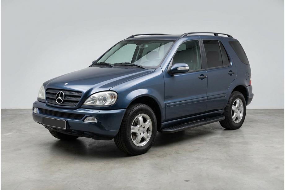 Mercedes ML W163 1997-2005 Praguri Laterale Tayga Black (2 buc, Aluminiu) Foto 1