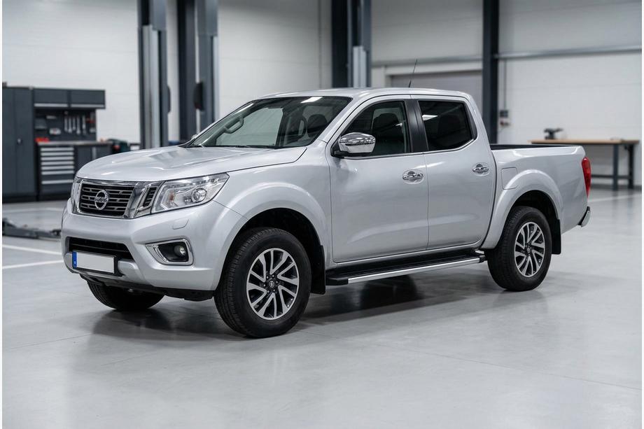 Nissan Navara/NP300 2016- Praguri laterale Fullmond (2 buc, aluminiu) Foto 1