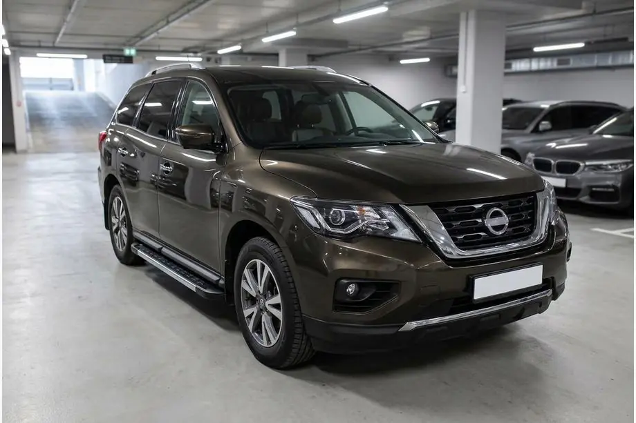 Nissan Pathfinder R52 2012-2021 Praguri Laterale RedLine V1 (2 buc, Aluminiu) Image