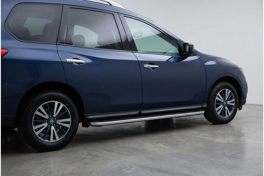 Nissan Pathfinder R52 2012-2021 Praguri Laterale Tayga Grey (2 buc, Aluminiu) Image