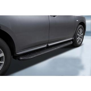 Praguri Laterale Tayga Black (2 buc, Aluminiu) foto 1