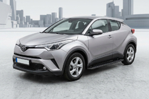 Toyota C-HR 2016-2023 Praguri Laterale Allmond Black (2 buc, aluminiu) foto 1