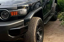 Toyota FJ Cruiser 2006-2022 Praguri Laterale Allmond Black (2 buc, aluminiu) foto 2