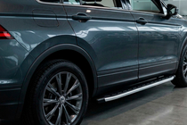 Volkswagen Tiguan 2016-2023 Praguri Laterale Fullmond (2 buc, Aluminiu) foto 1
