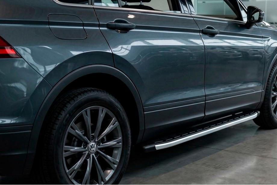 Volkswagen Tiguan 2016-2023 Praguri Laterale Fullmond (2 buc, Aluminiu) Image