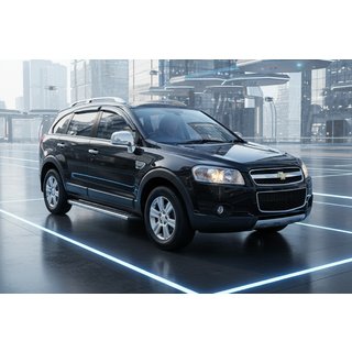 Praguri Laterale Maydos V2 (2 buc, Aluminiu si Otel Inoxidabil) Chevrolet Captiva 2006-2019 foto 1