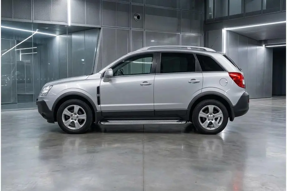 Opel Antara 2006-2017 Praguri Laterale Maydos V2 (2 buc, Aluminiu si Otel Inoxidabil) Image