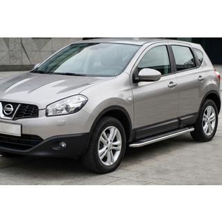 Praguri Laterale Maydos V2 (2 buc, Aluminiu si Otel Inoxidabil) Nissan Qashqai 2010-2014 foto 1