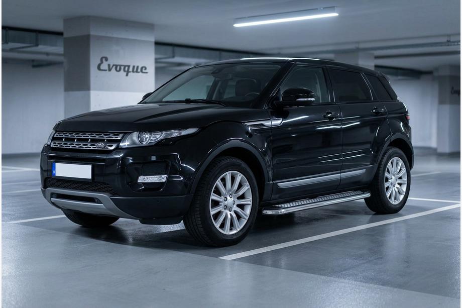 Range Rover Evoque 2012-2018 Praguri Laterale Maydos V2 (2 buc, Aluminiu si Otel Inoxidabil) Image