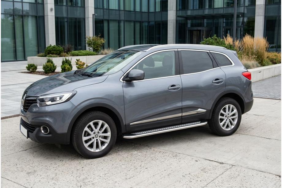 Renault Kadjar 2015-2022 Praguri Laterale Maydos V2 (2 buc, Aluminiu si Otel Inoxidabil) Image
